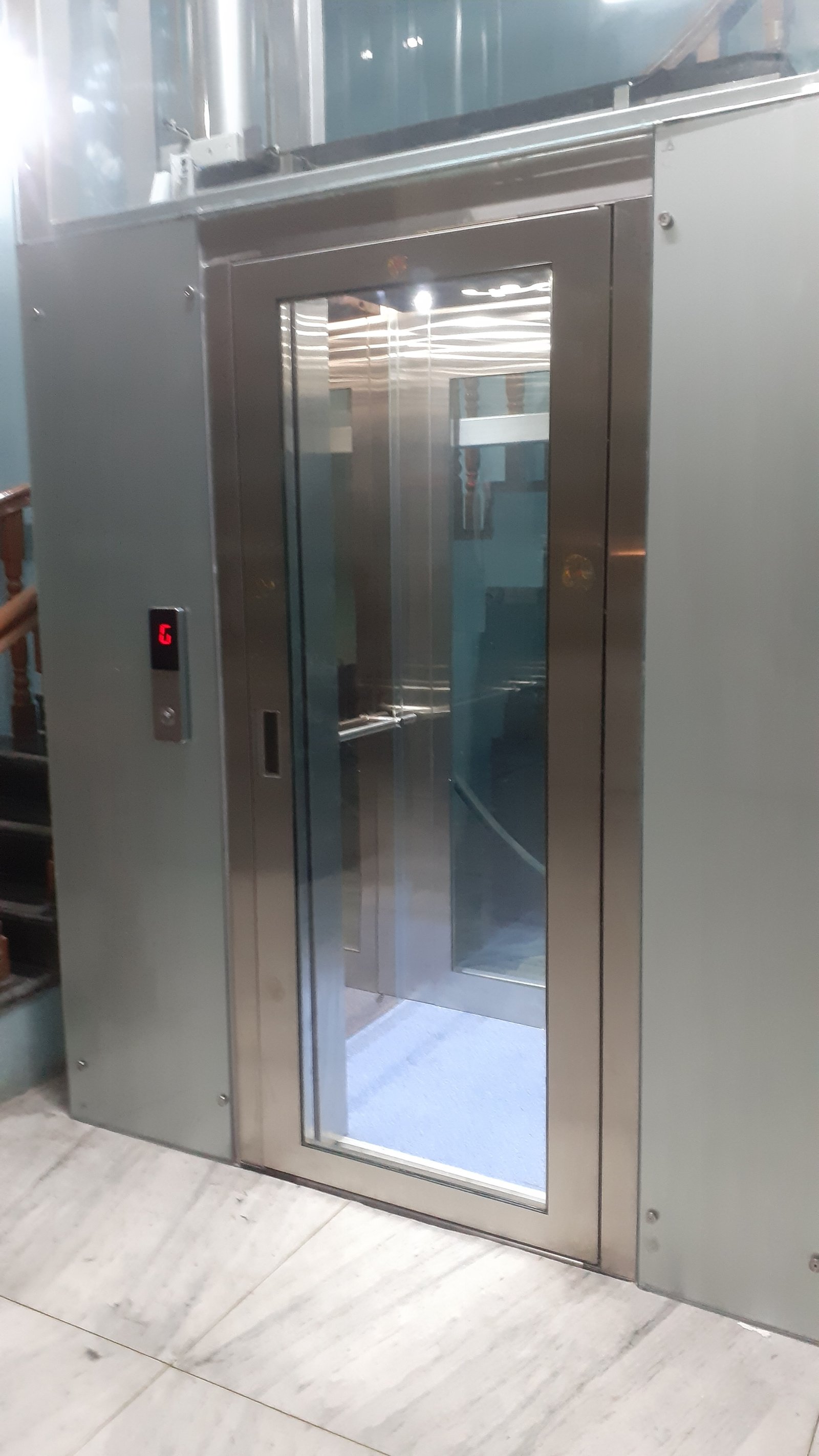 Mild steel elevator structure